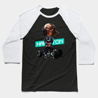 Lewis Hamilton - Pixel Art Baseball T-Shirt